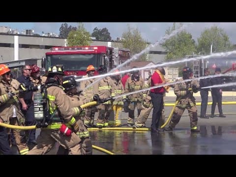 North County fire departments show what it's like to be 'Firefighter For The Day'