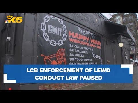 Liquor and Cannabis Board pauses enforcement of lewd conduct law
