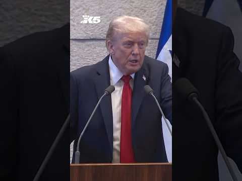 President Trump speaks before Israel's legislature