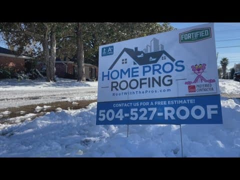 How to avoid water damage from snow