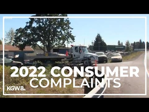Oregon's top 10 consumer complaints for 2022