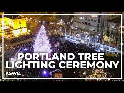 Portland Tree Lighting ceremony
