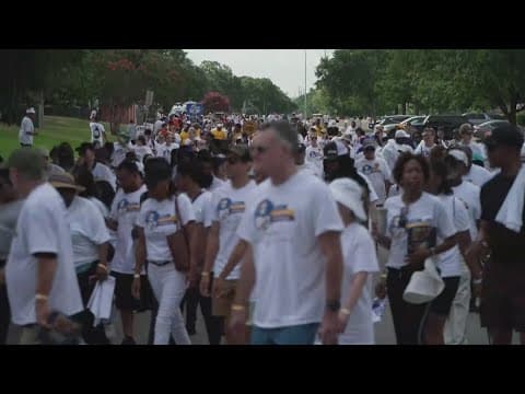 Opal Lee, Grandmother of Juneteenth, holds annual "Walk For Freedom" in Dallas