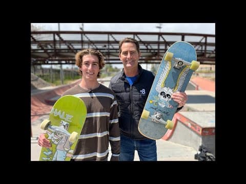 San Diego skater Tate Carew going for gold at the Paris Olympics