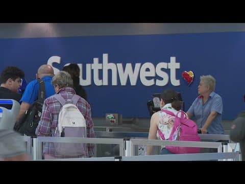 Some travelers at Hobby Airport aren't happy with Southwest Airlines' decision to end its 'bags fly