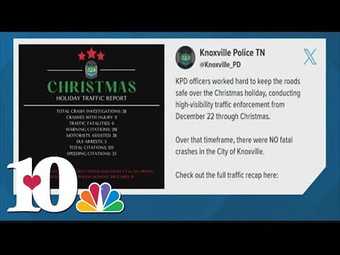 KPD reports no fatal crashes over the holidays