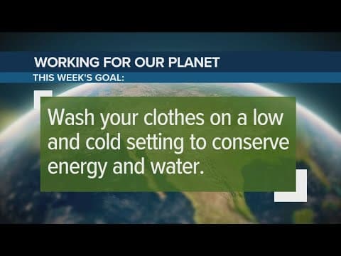 Conserving energy and water while doing laundry | Working for Our Planet