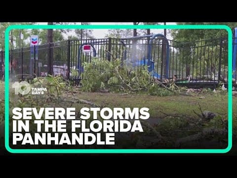 Storms hit Liberty County, Florida knocking out power