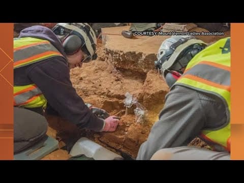 Archaeologists discover 2 intact jars of cherries in George Washington's Mount Vernon home