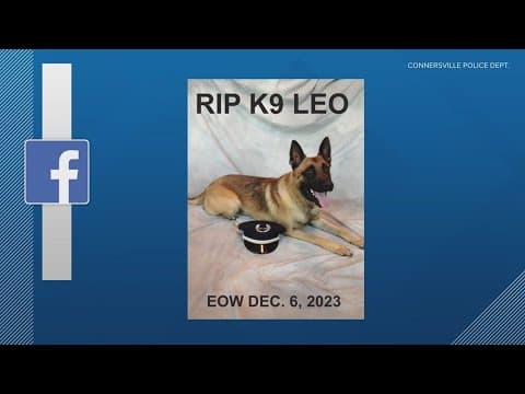 Connersville police honor fallen K-9 officer