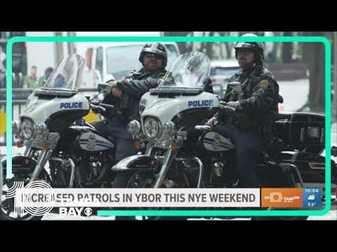 Increased patrols in Ybor City this New Year's Eve weekend