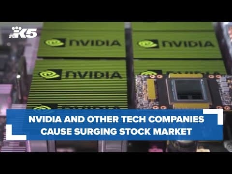 Stocks surging based on NVIDIA earnings report