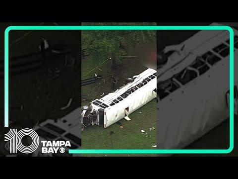 Deadly bus crash in #marioncounty #florida #breaking #10tampabay