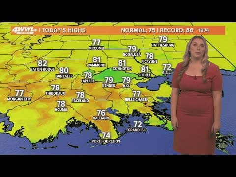 New Orleans weather: warm, more humid Saturday