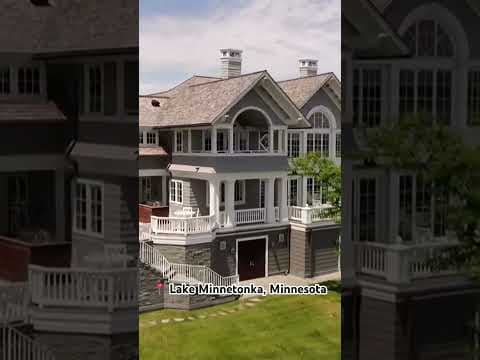 Tour the $14.75 million property listing on Lake Minnetonka! #kare11 #shorts #luxuryhomes