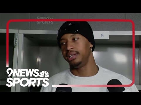 Broncos' Courtland Sutton reacts after playoff loss to Buffalo Bills