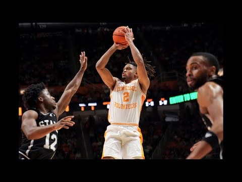 Watch Live: Tennessee Basketball speaks after defeating Mississippi State 68-56