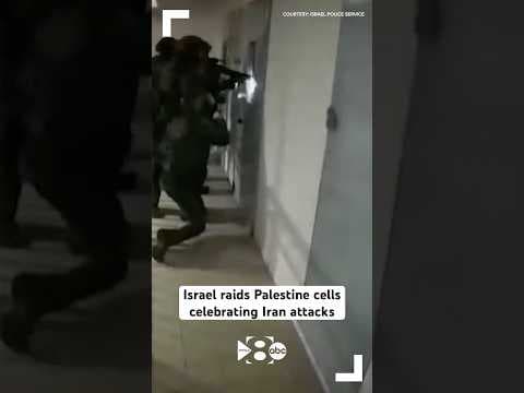 Israel raids Palestine cells celebrating Iran attacks
