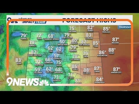 Latest forecast | Denver poised for potential record heat Thursday