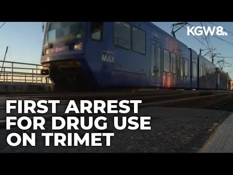 First drug use arrest on TriMet made under new law, DA's office says