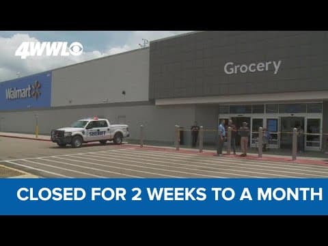Covington Walmart turning away customers after fire, smoke damaged most of store