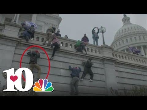 Loudon Co. man sentenced after pleading guilty to pushing officer's riot shield during Jan. 6 riot