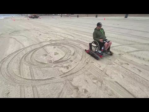 ‘Freedom Trax’ gives wheelchair users independent access to San Diego beaches