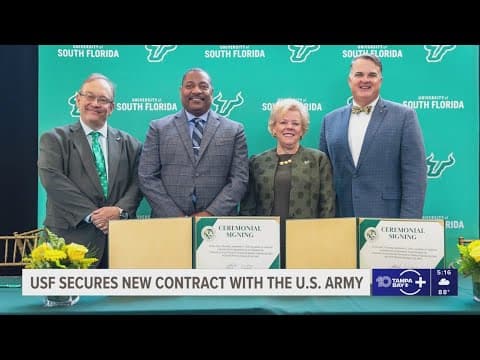 USF secures new $85 million contract with the U.S. Army