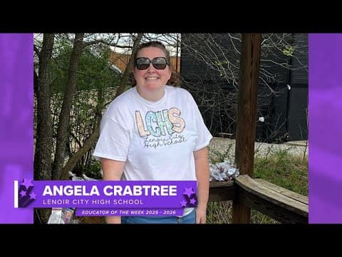 Educator of the Week for 8/25 – Angela Crabtree