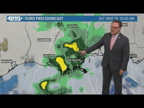 New Orleans Weather: A spring feel all week with a chance for rain beginning as soon as late Friday