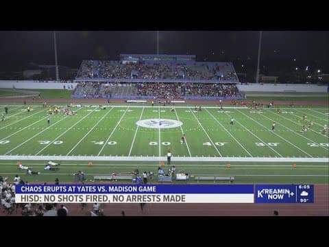 No shots fired after chaos at Houston high school football game, HISD says