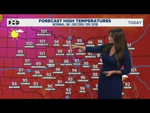 DFW Weather: It's heating up! Here's how hot DFW will get