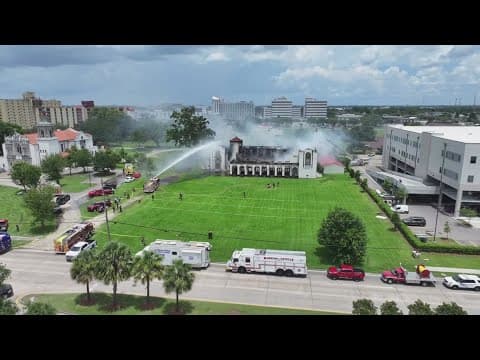 Historic Hope Haven building destroyed in massive fire in Marrero