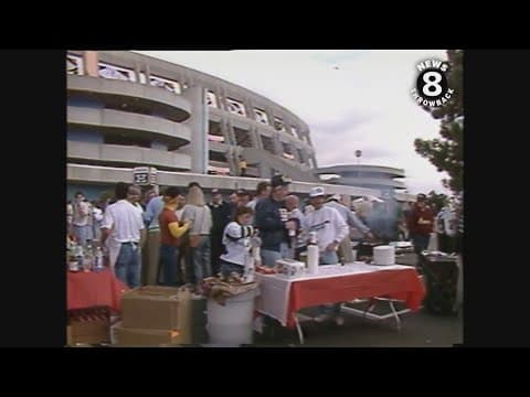 Super Bowl parties at Jack Murphy Stadium 1988