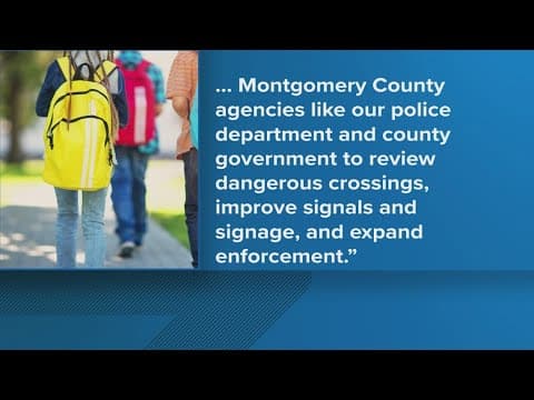 Pedestrian crossing safety in Montgomery County