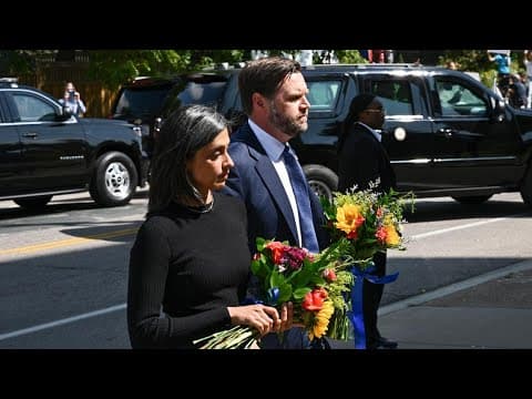 VP JD Vance, Second Lady Usha arrive in MN to visit Annunciation Church