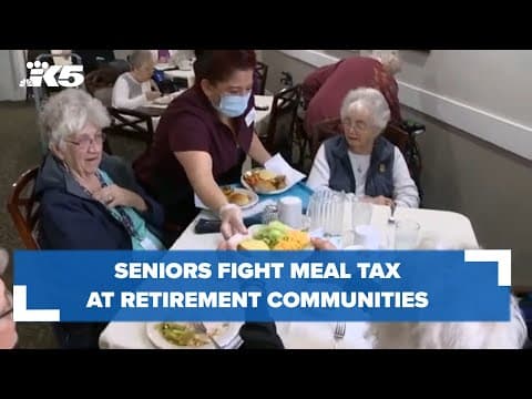 Seniors fight meal tax at retirement communities