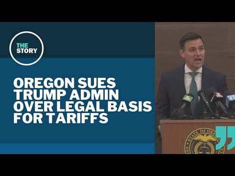 Oregon, 11 state attorneys general sue Trump administration over global trade war