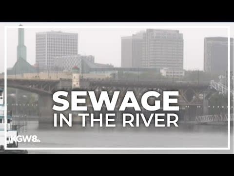 Equipment failure leads to sewage discharge in Willamette River