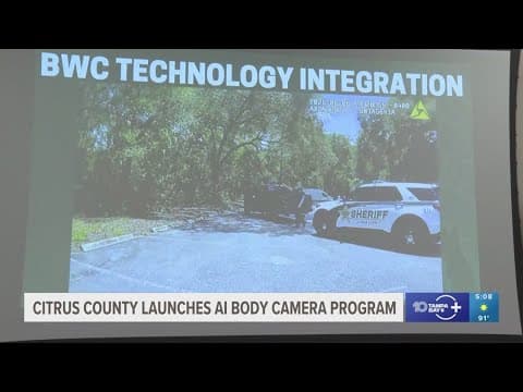 Citrus County Sheriff's Office announces new body cams for the agency