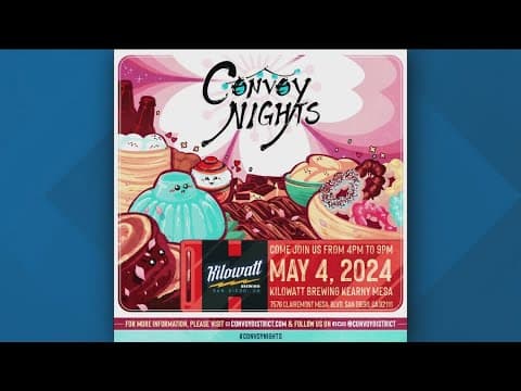 Convoy Nights, AANHPI Heritage Month | May 4 featuring Kilowatt Brewing, Mochinatics, Cross Street