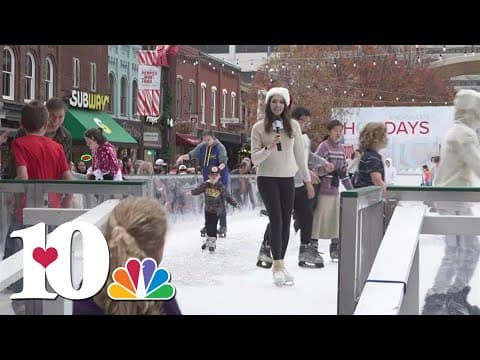 Holidays on Ice rink opens in Downtown Knoxville