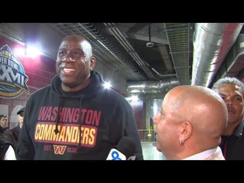 'It's our season' | Commanders owner Magic Johnson gushes proudly following victory over Tampa Bay