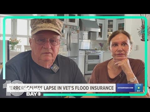 'Error' causes lapse in Marine veteran's flood insurance after Hurricane Idalia