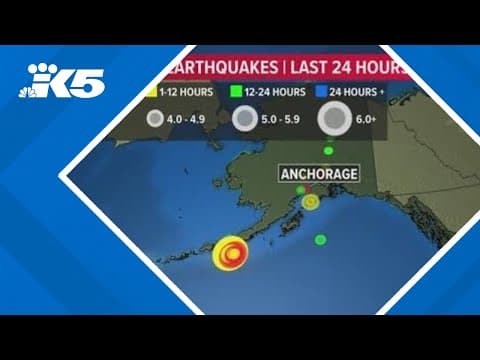 Alaska earthquake triggers tsunami warning