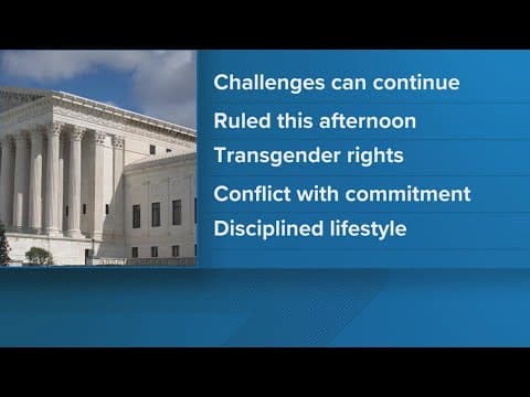 Supreme Court allows Trump's transgender military ban to take effect, for now