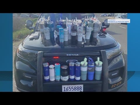 California police arrest woman accused of stealing $2,500 worth of Stanley cups