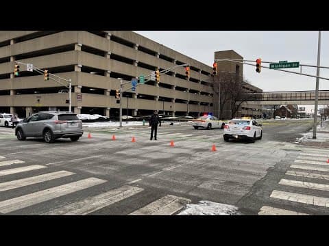 Man arrested after 46-year-old pedestrian killed in hit-and-run crash in downtown Indianapolis