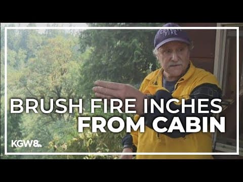 Neighbor helps save cabin, homeowners from wildland fire