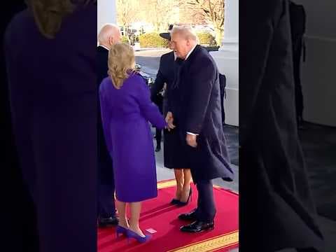 Biden Welcomes Trump to White House